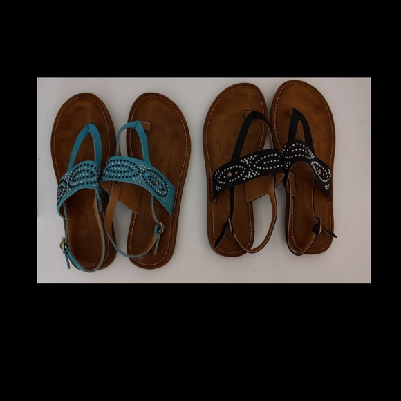 DB DK Fashion Women's Sandals Two Pairs - Picture 6 of 7